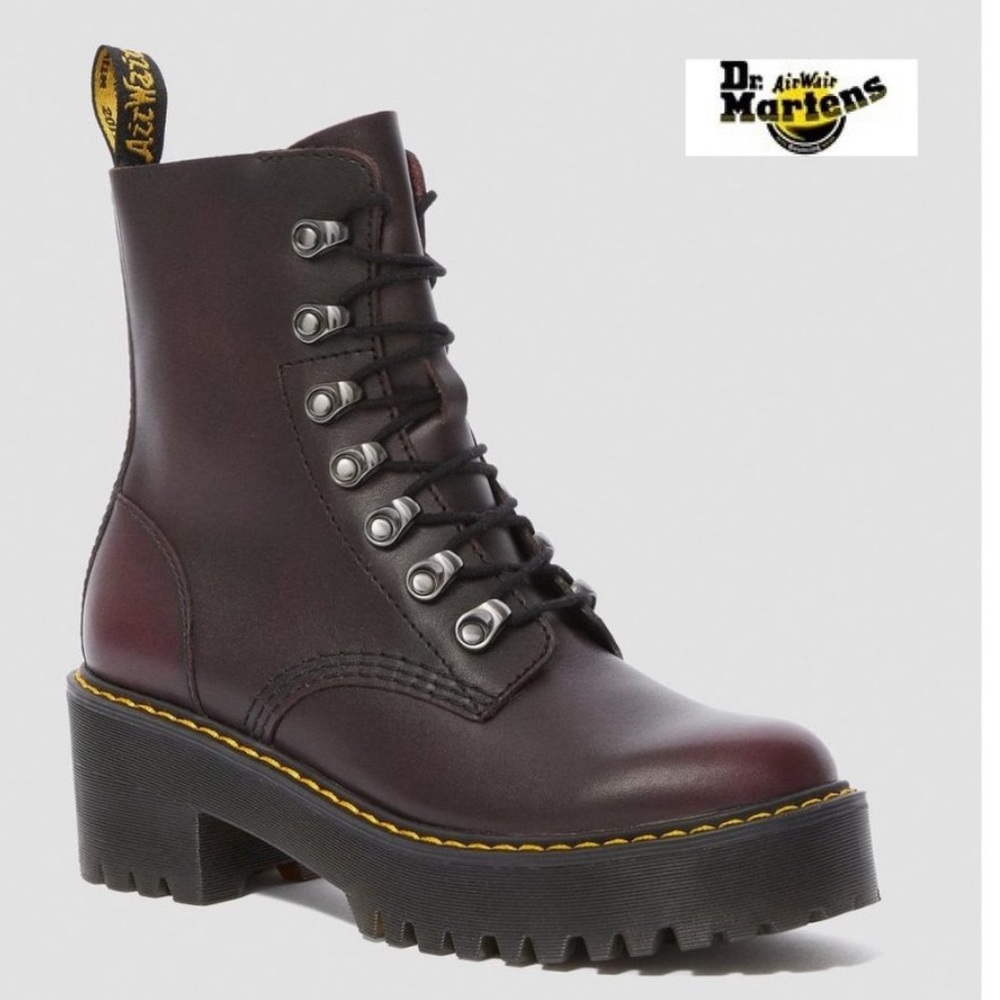 Dr Martens Leona vintage leather boots